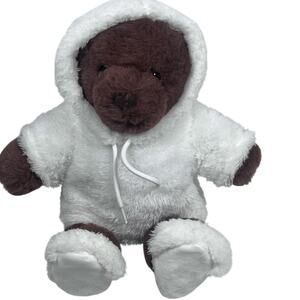 Hugs and Cuddles Cozy Friends 9.5" Plush Bear with Comfy Hoodie & Slippers